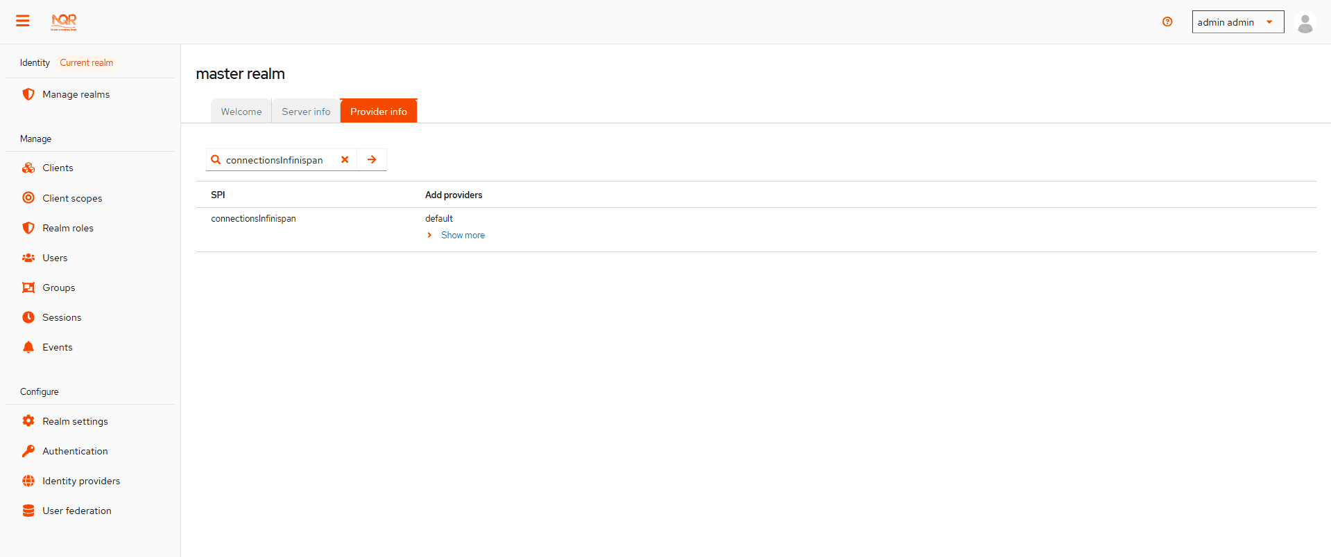 Verifikasi kesehatan cluster dan jaringan melalui Admin UI